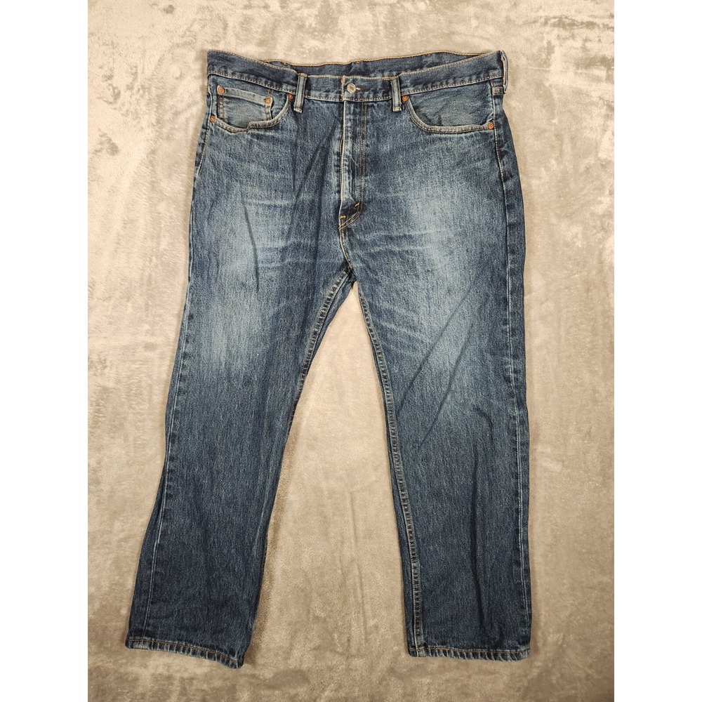 Levi's 505 Jeans Men's 39x28 (Tag 40X29) Blue Denim Regular Fit